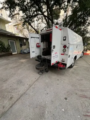 Magnet Plumbing service vehicle on-site for Faucet Repair in Kapaa