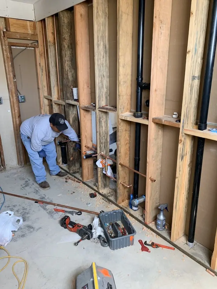 Commercial rough-in plumbing for Commercial Plumbing in Kapaa